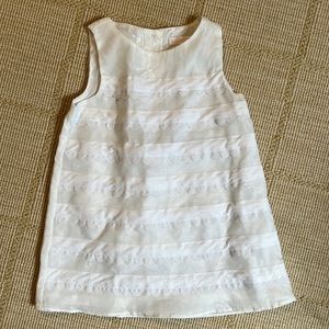 Sweet scallop detail Janie & Jack shift dress